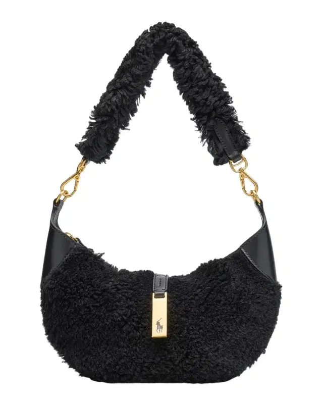 Polo ID Shearling Mini Shoulder Bag Polo ID Shearling Mini Shoulder Bag