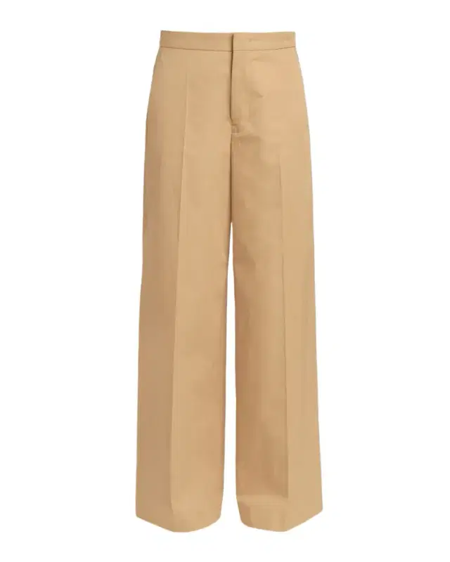 Mid-Rise Cotton Wide-Leg Pants Mid-Rise Cotton Wide-Leg Pants