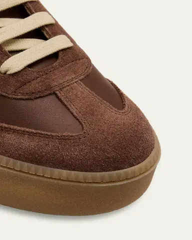 Maison Margiela Replica Mixed Leather Platform Sneakers | Thumbnail 5 Maison Margiela Replica Mixed Leather Platform Sneakers | Thumbnail 5