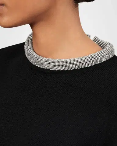 Reiss Wool-Blend Necklace-Trim Sweater | Thumbnail 5 Reiss Wool-Blend Necklace-Trim Sweater | Thumbnail 5