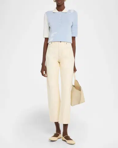 Polo Ralph Lauren Lambskin Relaxed Straight Pants | Thumbnail 2 Polo Ralph Lauren Lambskin Relaxed Straight Pants | Thumbnail 2