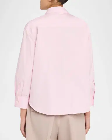 Jil Sander Cotton Poplin Button-Down Shirt | Thumbnail 3 Jil Sander Cotton Poplin Button-Down Shirt | Thumbnail 3