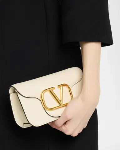 Valentino Garavani Loco Small VLogo Leather Shoulder Bag | Thumbnail 2 Valentino Garavani Loco Small VLogo Leather Shoulder Bag | Thumbnail 2