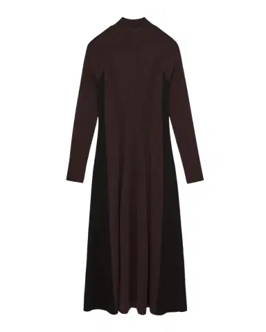 Reiss Zaya Contrast-Panel Knit Midi Dress | Thumbnail 1 Reiss Zaya Contrast-Panel Knit Midi Dress | Thumbnail 1