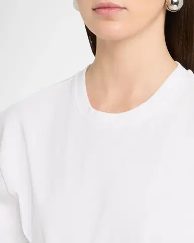 AREA Crystal Bow Crop T-Shirt | Thumbnail 5 AREA Crystal Bow Crop T-Shirt | Thumbnail 5