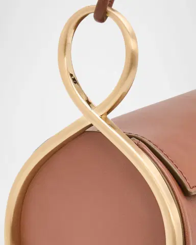Cult Gaia Dahlia Cylindrical Leather Shoulder Bag | Thumbnail 5 Cult Gaia Dahlia Cylindrical Leather Shoulder Bag | Thumbnail 5