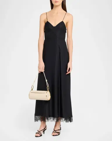 Cult Gaia Dahlia Cylindrical Leather Shoulder Bag | Thumbnail 9 Cult Gaia Dahlia Cylindrical Leather Shoulder Bag | Thumbnail 9