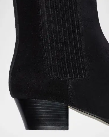 Aeyde 40mm Agata Suede Ankle Boots | Thumbnail 5 Aeyde 40mm Agata Suede Ankle Boots | Thumbnail 5