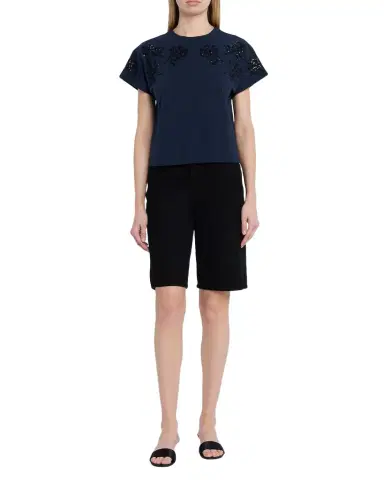 Rag & Bone Kelly Boxy Beaded Floral Tee | Thumbnail 1 Rag & Bone Kelly Boxy Beaded Floral Tee | Thumbnail 1