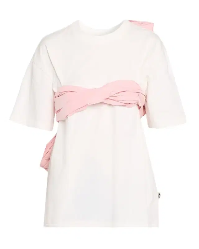 Taffeta Knot Bandeau T-Shirt Taffeta Knot Bandeau T-Shirt