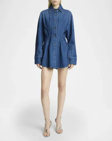 Givenchy Short Waisted Denim Dress | Thumbnail 2 Givenchy Short Waisted Denim Dress | Thumbnail 2