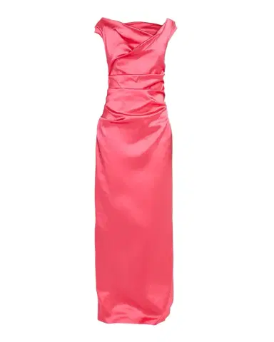 Talbot Runhof Donde Draped Satin Duchesse Column Gown | Thumbnail 1 Talbot Runhof Donde Draped Satin Duchesse Column Gown | Thumbnail 1