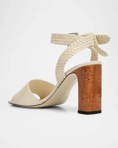 Jimmy Choo Rori 85 Leather Braided-Strap Sandals | Thumbnail 3 Jimmy Choo Rori 85 Leather Braided-Strap Sandals | Thumbnail 3
