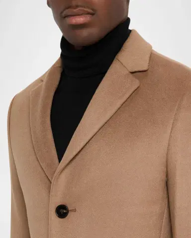 Reiss Men's Wool-Blend Gable Topcoat | Thumbnail 5 Reiss Men's Wool-Blend Gable Topcoat | Thumbnail 5