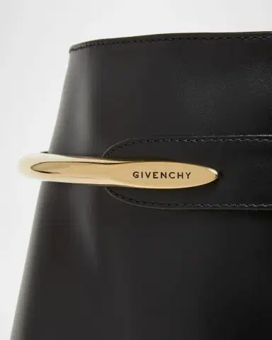 Givenchy Shark Pinch Draped Leather Wedge Ankle Boots | Thumbnail 5 Givenchy Shark Pinch Draped Leather Wedge Ankle Boots | Thumbnail 5