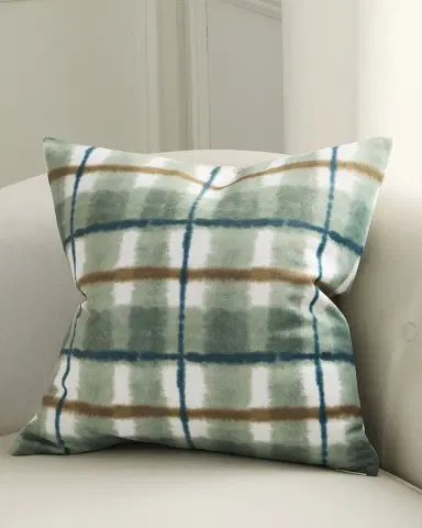 D.V. KAP Home Henley Plaid Decorative Pillow, 20" Square | Thumbnail 1 D.V. KAP Home Henley Plaid Decorative Pillow, 20" Square | Thumbnail 1