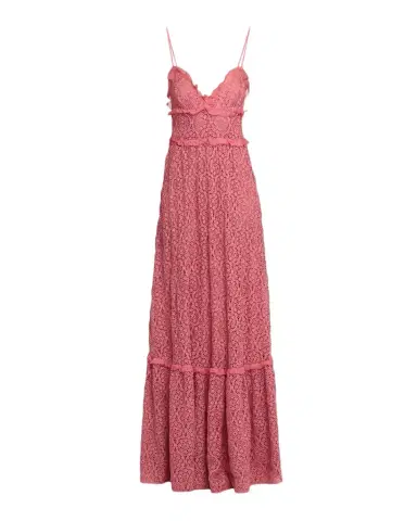 Giambattista Valli Sleeveless Crocket Knit Empire Ruffle Maxi Dress | Thumbnail 1 Giambattista Valli Sleeveless Crocket Knit Empire Ruffle Maxi Dress | Thumbnail 1