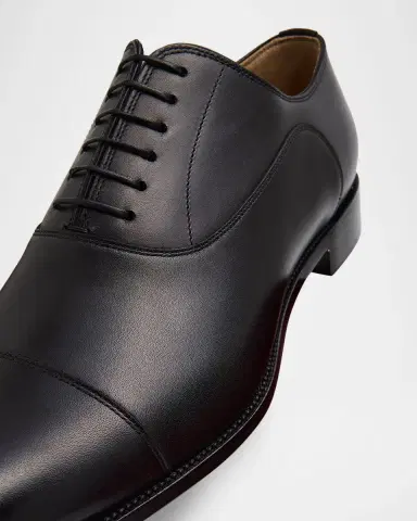 Christian Louboutin Men's Greggory Leather Cap-Toe Oxford Shoes | Thumbnail 5 Christian Louboutin Men's Greggory Leather Cap-Toe Oxford Shoes | Thumbnail 5