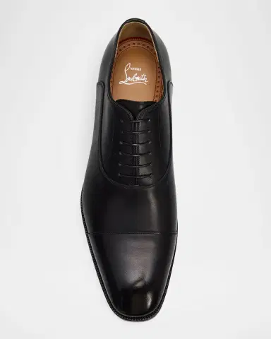 Christian Louboutin Men's Greggory Leather Cap-Toe Oxford Shoes | Thumbnail 6 Christian Louboutin Men's Greggory Leather Cap-Toe Oxford Shoes | Thumbnail 6