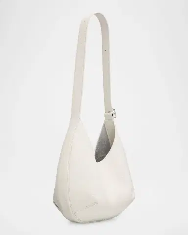 Courrèges Holy Small Grained Leather Hobo Bag | Thumbnail 7 Courrèges Holy Small Grained Leather Hobo Bag | Thumbnail 7