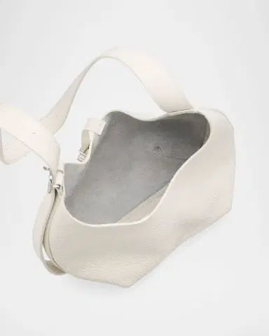 Courrèges Holy Small Grained Leather Hobo Bag | Thumbnail 8 Courrèges Holy Small Grained Leather Hobo Bag | Thumbnail 8
