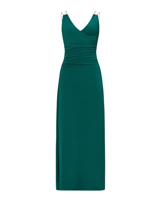 The Amal Chain-Strap Gown The Amal Chain-Strap Gown