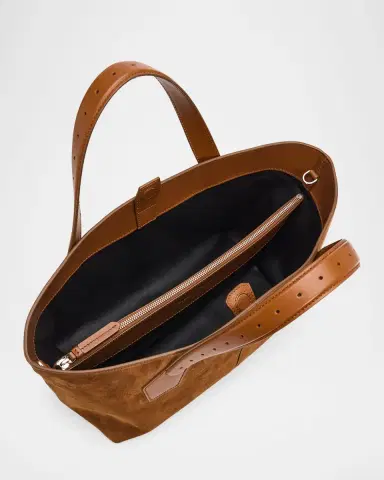 Proenza Schouler Chelsea East-West Suede Tote Bag | Thumbnail 4 Proenza Schouler Chelsea East-West Suede Tote Bag | Thumbnail 4