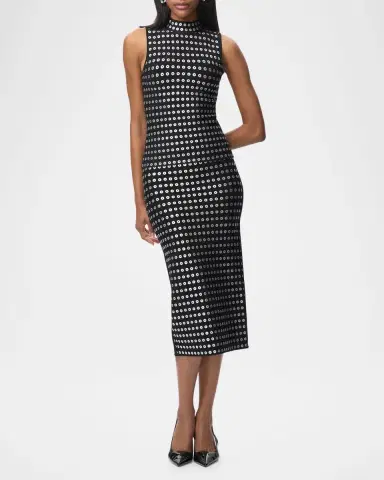 Hervé Léger The Carina Studded Bandage Midi Skirt | Thumbnail 2 Hervé Léger The Carina Studded Bandage Midi Skirt | Thumbnail 2