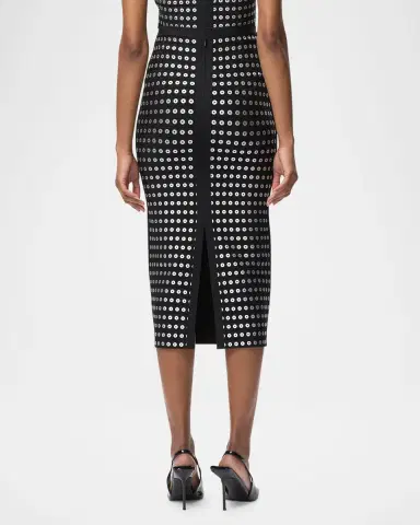 Hervé Léger The Carina Studded Bandage Midi Skirt | Thumbnail 3 Hervé Léger The Carina Studded Bandage Midi Skirt | Thumbnail 3