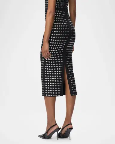 Hervé Léger The Carina Studded Bandage Midi Skirt | Thumbnail 4 Hervé Léger The Carina Studded Bandage Midi Skirt | Thumbnail 4