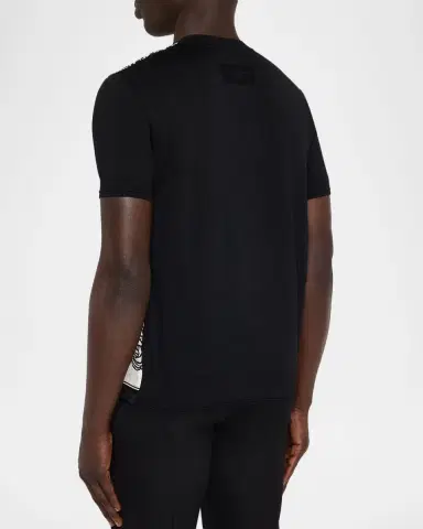 Givenchy en 's Floral-Print Silk/Cotton Short-Sleeve T-Shirt | Thumbnail 3 Givenchy en 's Floral-Print Silk/Cotton Short-Sleeve T-Shirt | Thumbnail 3