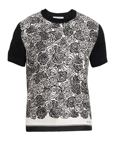 Givenchy en 's Floral-Print Silk/Cotton Short-Sleeve T-Shirt | Thumbnail 1 Givenchy en 's Floral-Print Silk/Cotton Short-Sleeve T-Shirt | Thumbnail 1