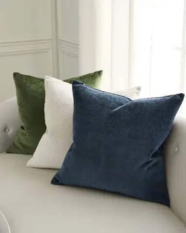 D.V. KAP Home Lisse Velvet Decorative Pillow, 24" Square | Thumbnail 1 D.V. KAP Home Lisse Velvet Decorative Pillow, 24" Square | Thumbnail 1