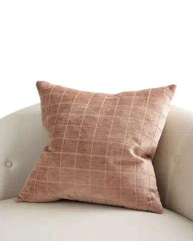 D.V. KAP Home Camden Check Decorative Pillow, 22" Square | Thumbnail 1 D.V. KAP Home Camden Check Decorative Pillow, 22" Square | Thumbnail 1