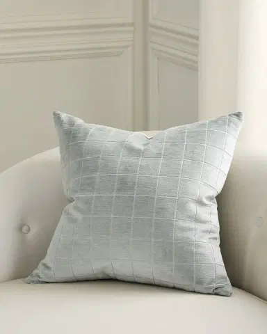D.V. KAP Home Camden Check Decorative Pillow, 22" Square | Thumbnail 2 D.V. KAP Home Camden Check Decorative Pillow, 22" Square | Thumbnail 2