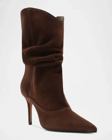 Schutz 85mm Maryana Slouch Nubuck Booties | Thumbnail 2 Schutz 85mm Maryana Slouch Nubuck Booties | Thumbnail 2