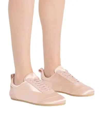 Jil Sander Etage Satin and Suede Low-Top Sneakers | Thumbnail 1 Jil Sander Etage Satin and Suede Low-Top Sneakers | Thumbnail 1