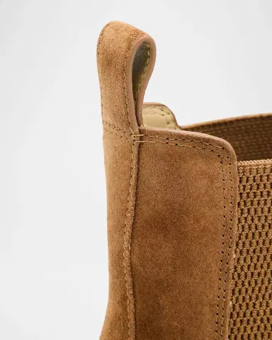 Vince Men 's Dave Suede Lug-Sole Chelsea Boots | Thumbnail 2 Vince Men 's Dave Suede Lug-Sole Chelsea Boots | Thumbnail 2