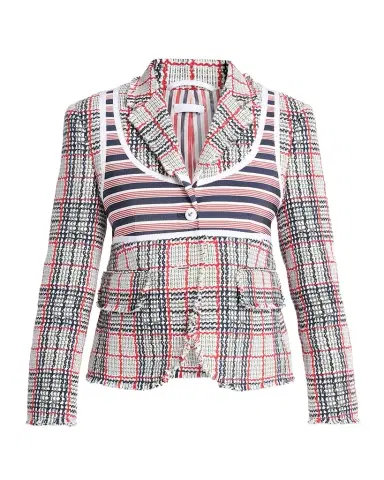 Thom Browne Bikini Trompe L 'oeil Check Single-Breasted Sport Coat | Thumbnail 1 Thom Browne Bikini Trompe L 'oeil Check Single-Breasted Sport Coat | Thumbnail 1