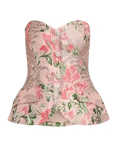 Cara Cara Wes Floral Jacquard Corset | Thumbnail 1 Cara Cara Wes Floral Jacquard Corset | Thumbnail 1