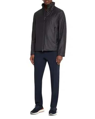 Sease Men 's Padded Virgin Wool and Silk-Blend Flannel Jacket | Thumbnail 1 Sease Men 's Padded Virgin Wool and Silk-Blend Flannel Jacket | Thumbnail 1