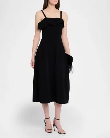 Proenza Schouler Blanca Sleeveless Midi Dress | Thumbnail 4 Proenza Schouler Blanca Sleeveless Midi Dress | Thumbnail 4