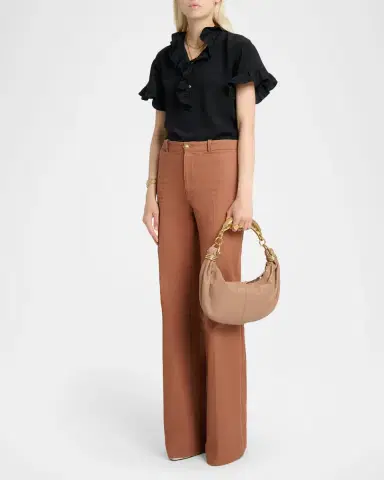 Chloé Mini Banana Hobo Bracelet Bag in Leather | Thumbnail 5 Chloé Mini Banana Hobo Bracelet Bag in Leather | Thumbnail 5