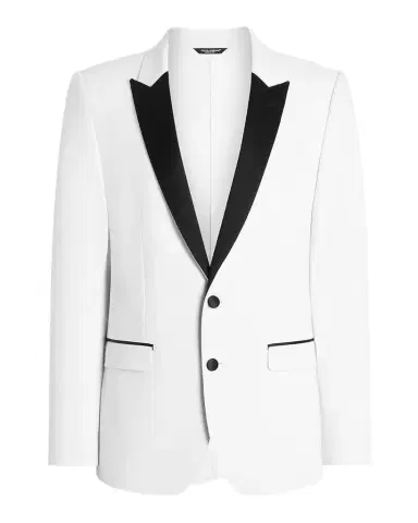 Dolce & Gabbana Virgin Wool-Blend Single-Breasted Blazer | Thumbnail 1 Dolce & Gabbana Virgin Wool-Blend Single-Breasted Blazer | Thumbnail 1