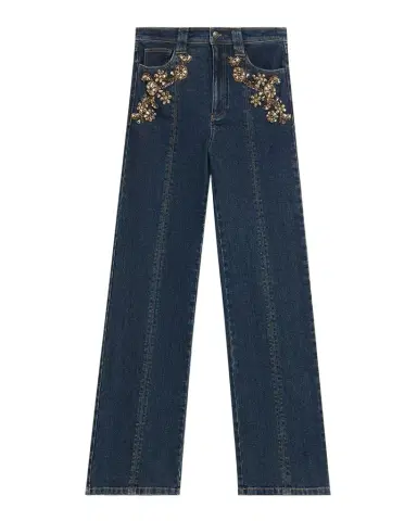 Cinq à Sept Cami Crystal Ivy Embellished Jeans | Thumbnail 1 Cinq à Sept Cami Crystal Ivy Embellished Jeans | Thumbnail 1