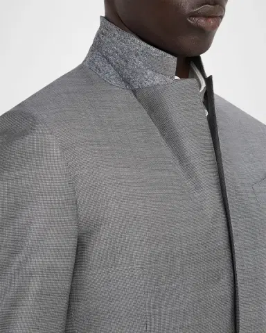 ZEGNA Wool Single-Breasted Blazer | Thumbnail 8 ZEGNA Wool Single-Breasted Blazer | Thumbnail 8