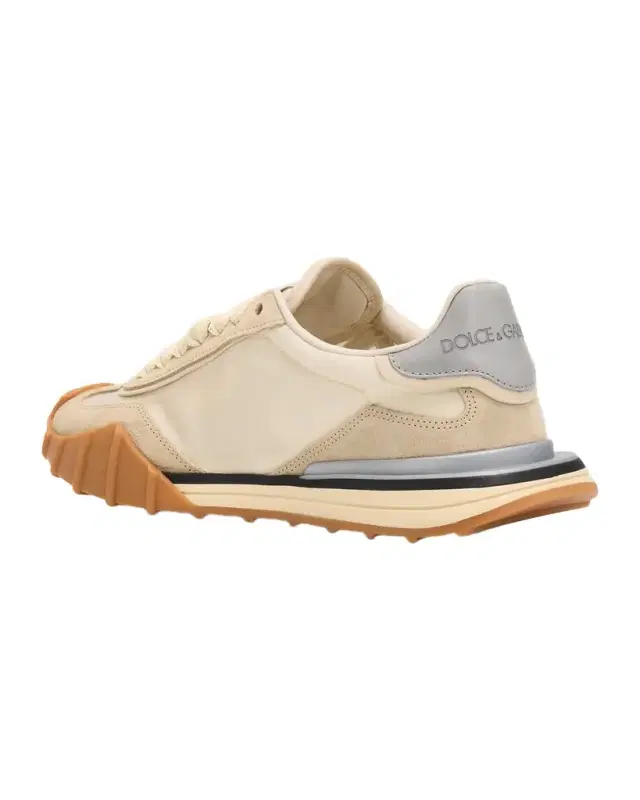 DG Cushion Nylon and Leather Low-Top Sneakers DG Cushion Nylon and Leather Low-Top Sneakers