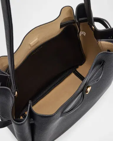 Tory Burch Romy Large Pebbled Leather Bucket Bag | Thumbnail 4 Tory Burch Romy Large Pebbled Leather Bucket Bag | Thumbnail 4