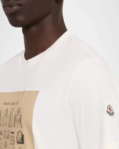 Moncler Men's Safari Wardrobe-Print Cotton T-Shirt | Thumbnail 5 Moncler Men's Safari Wardrobe-Print Cotton T-Shirt | Thumbnail 5