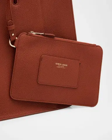 Giorgio Armani Pebbled Leather Crossbody Bag | Thumbnail 6 Giorgio Armani Pebbled Leather Crossbody Bag | Thumbnail 6